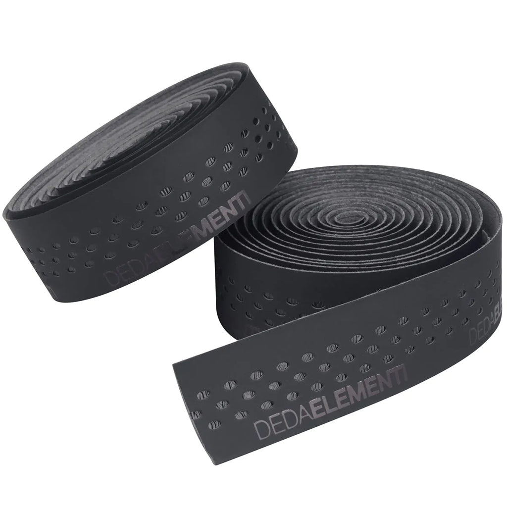 Deda Elementi Presa Handlebar Tape, Black/Gloss Black-0