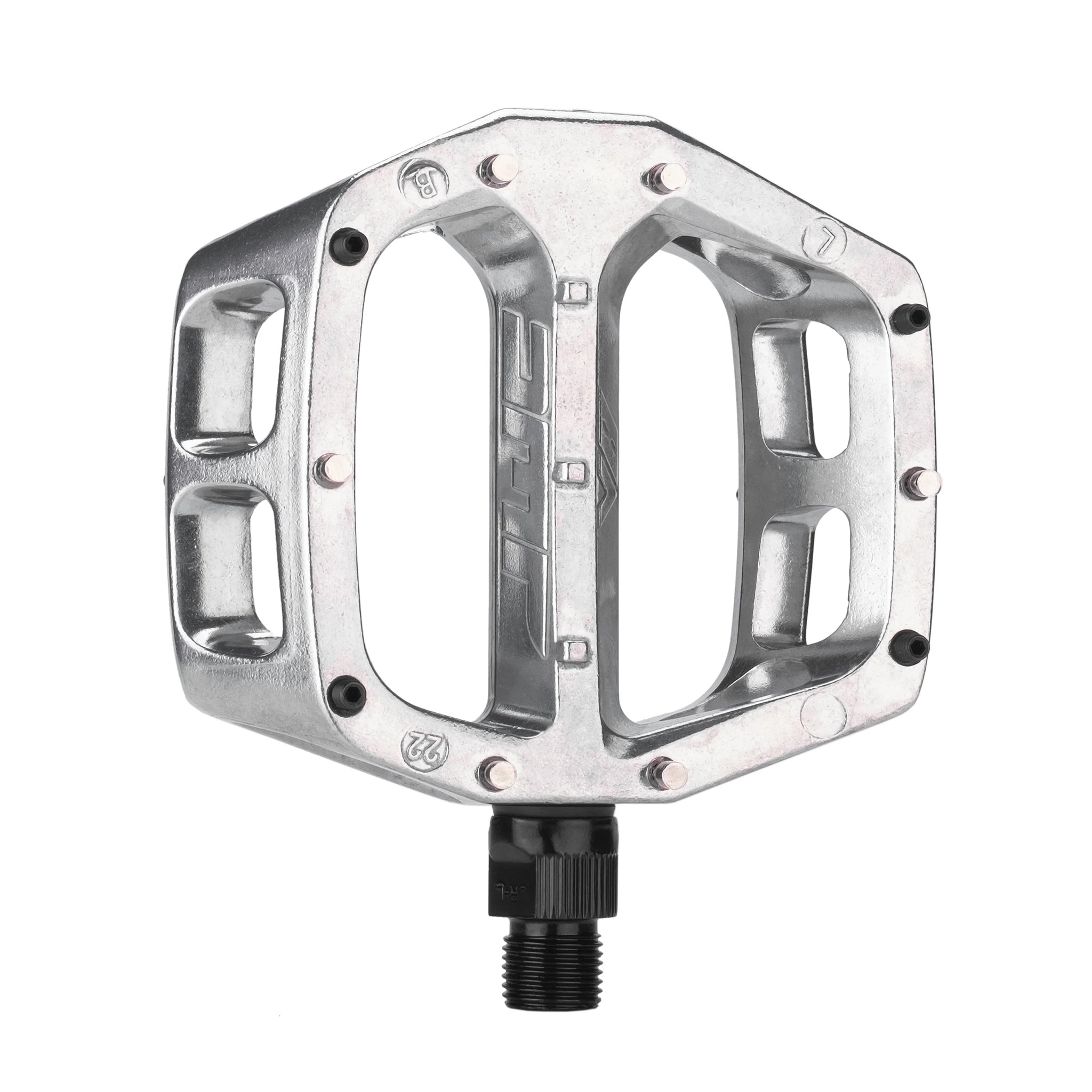 DMR V-8 Classic DU Pedals, 9/16" - Silver-0
