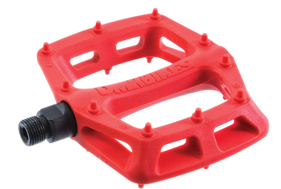 DMR V-6 Pedals, 9/16" - Red-0
