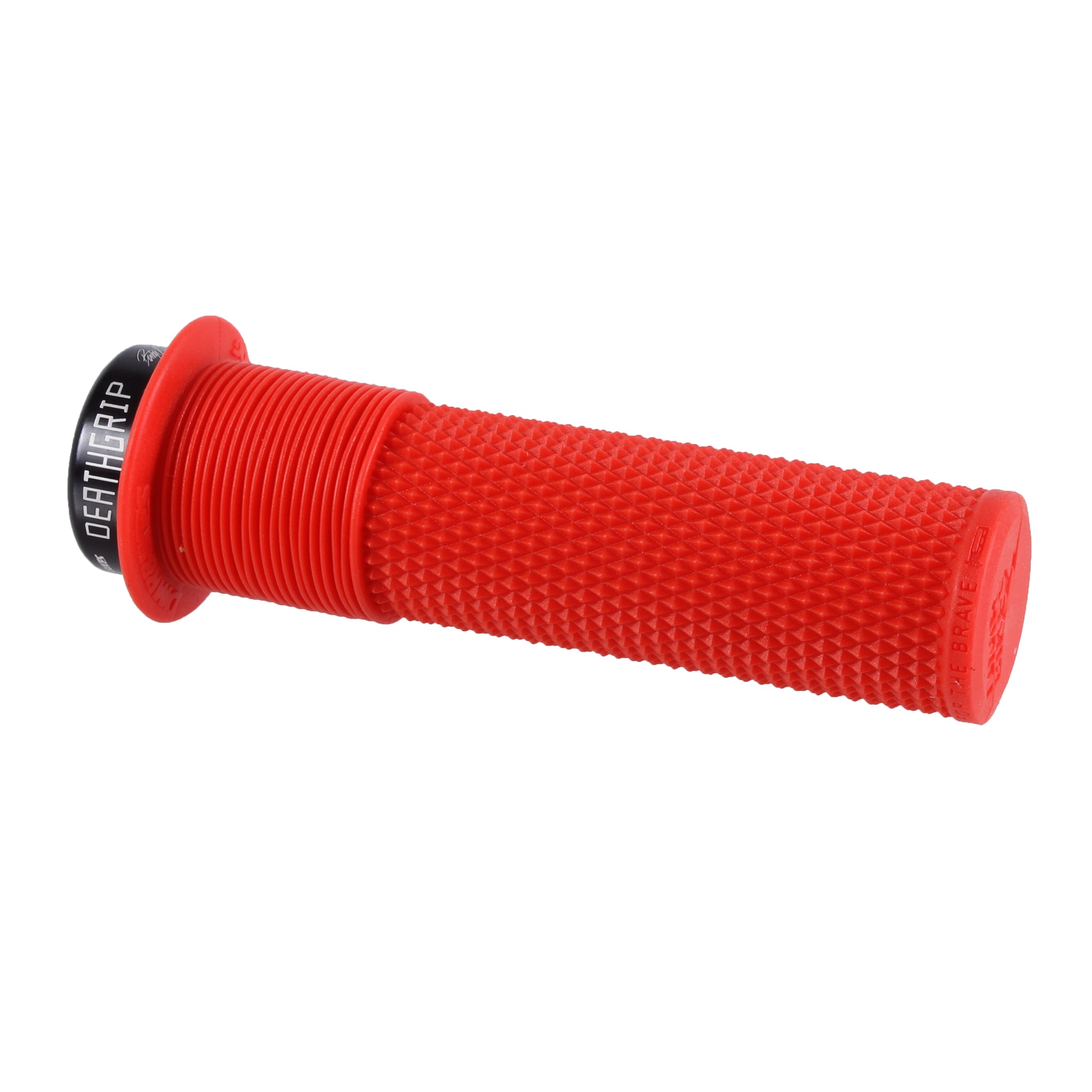 DMR Brendog Flanged DeathGrip, Thick - Red-0