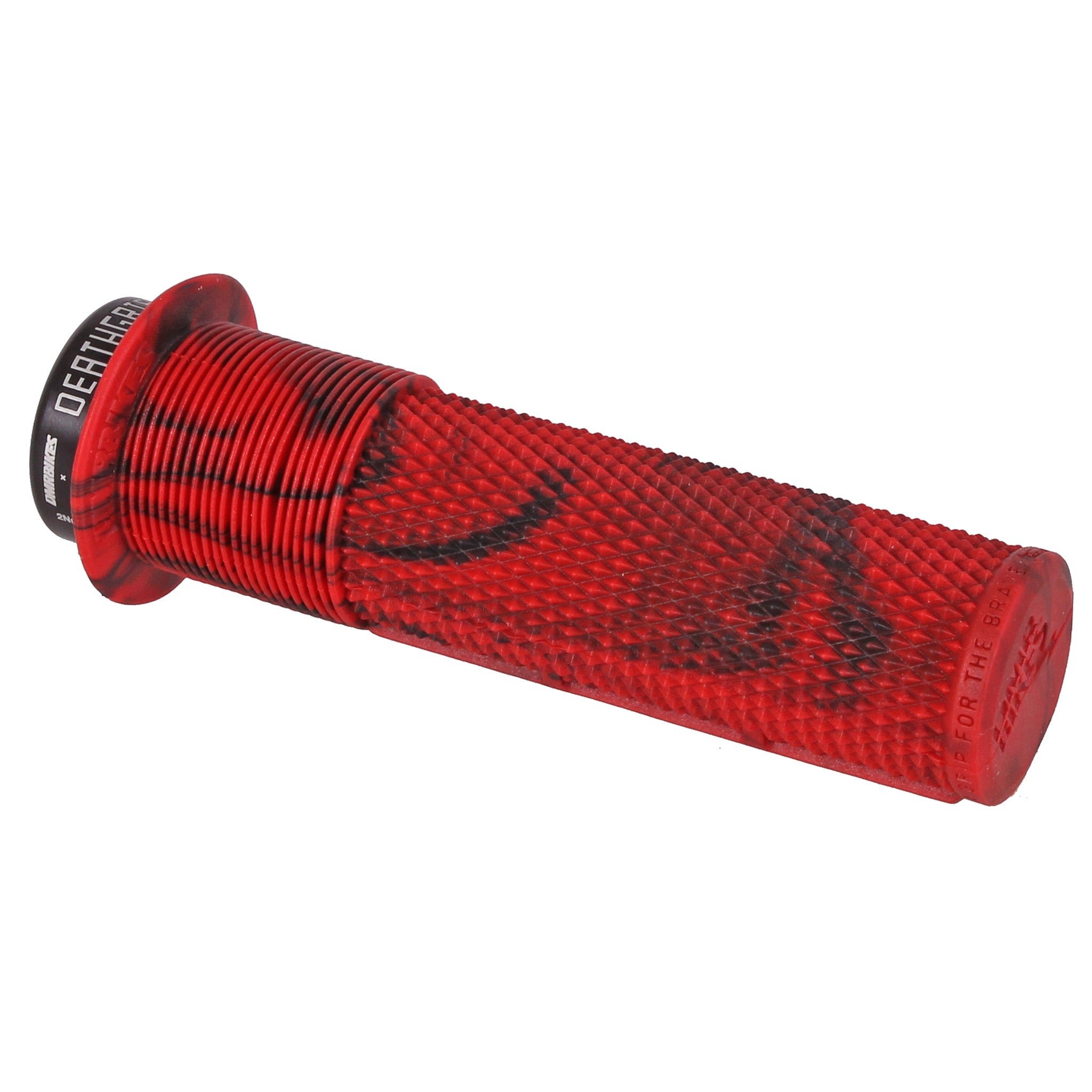 DMR Brendog Flanged DeathGrip, Thin - Marble Red-0