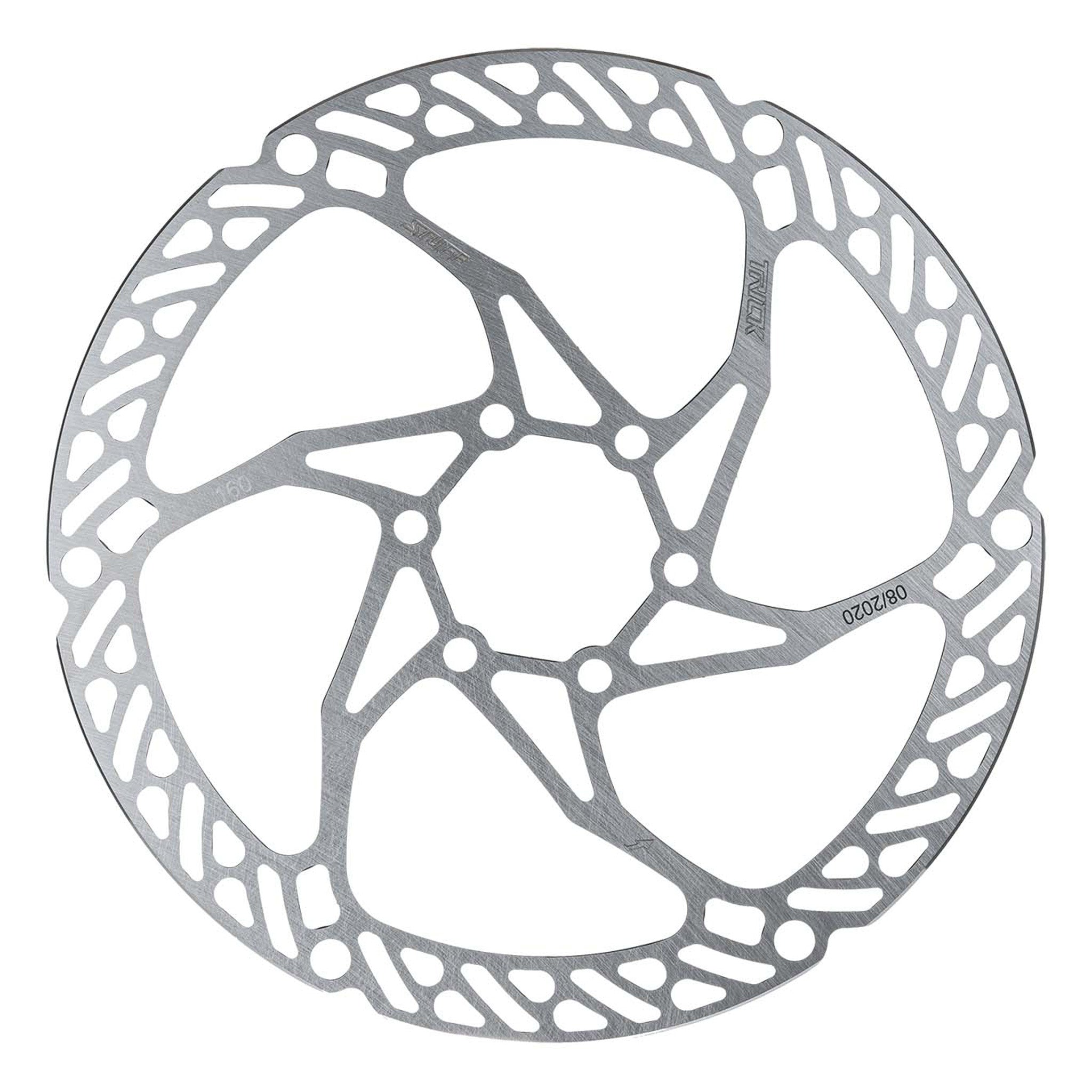 Trickstuff Ultra Light 180mm Rotor, 6-Bolt, Silver-0