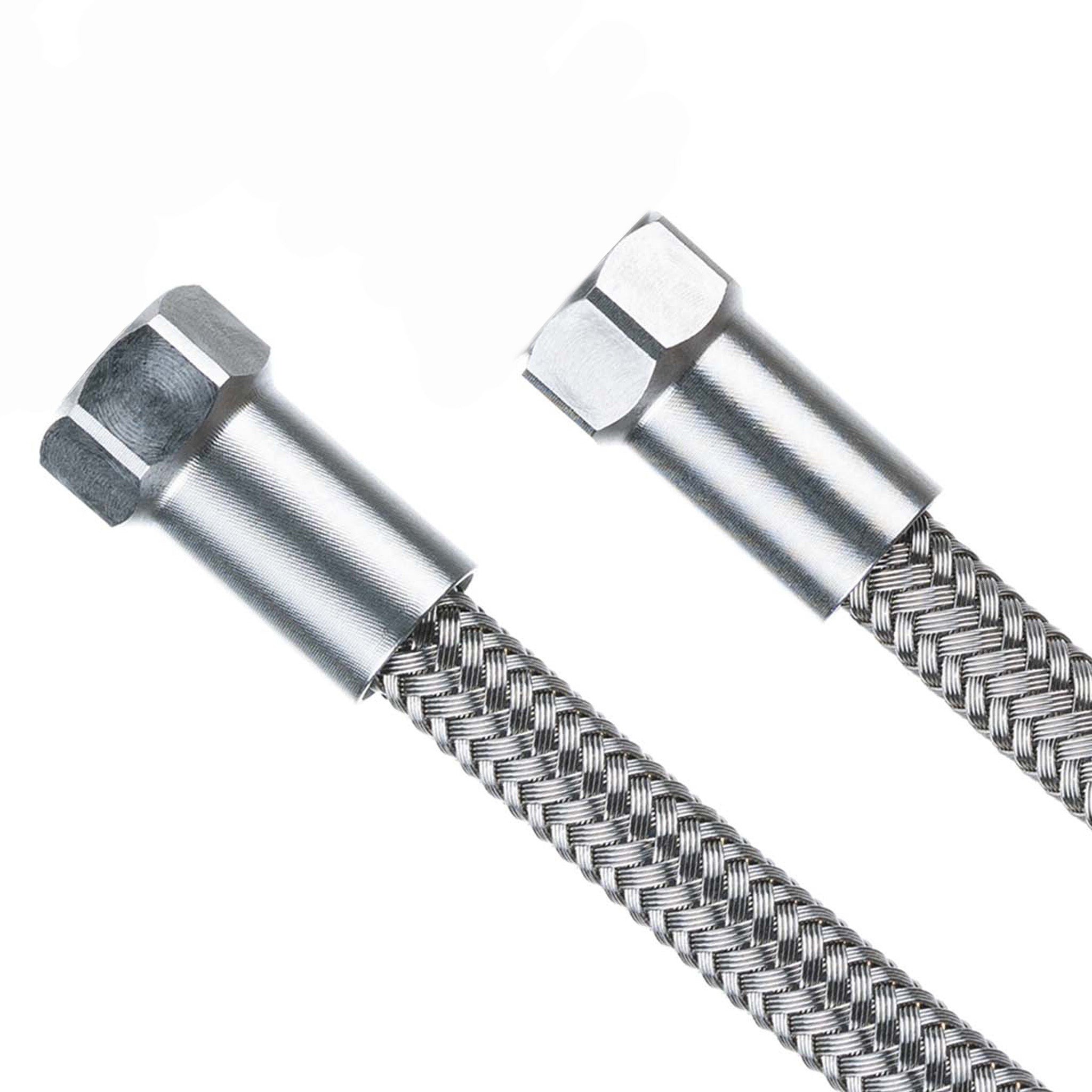 Trickstuff Goodridge Raw Hose Kit w/Union Nuts 2000mm, Silver-0