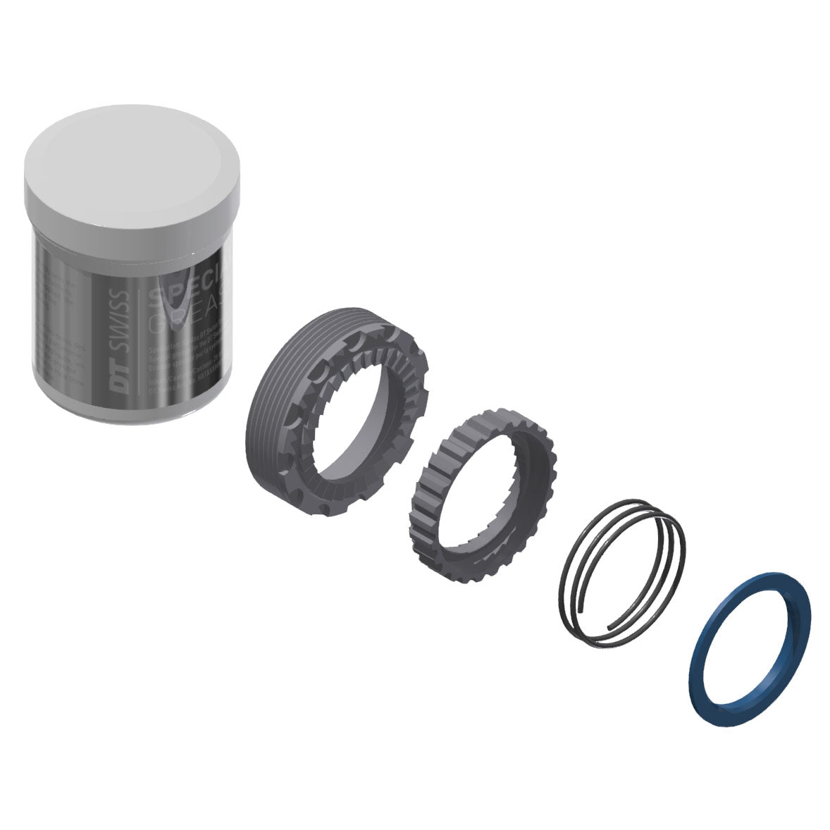 DT Swiss 30 Step OS Star Ratchets, Springs and Grease  -0