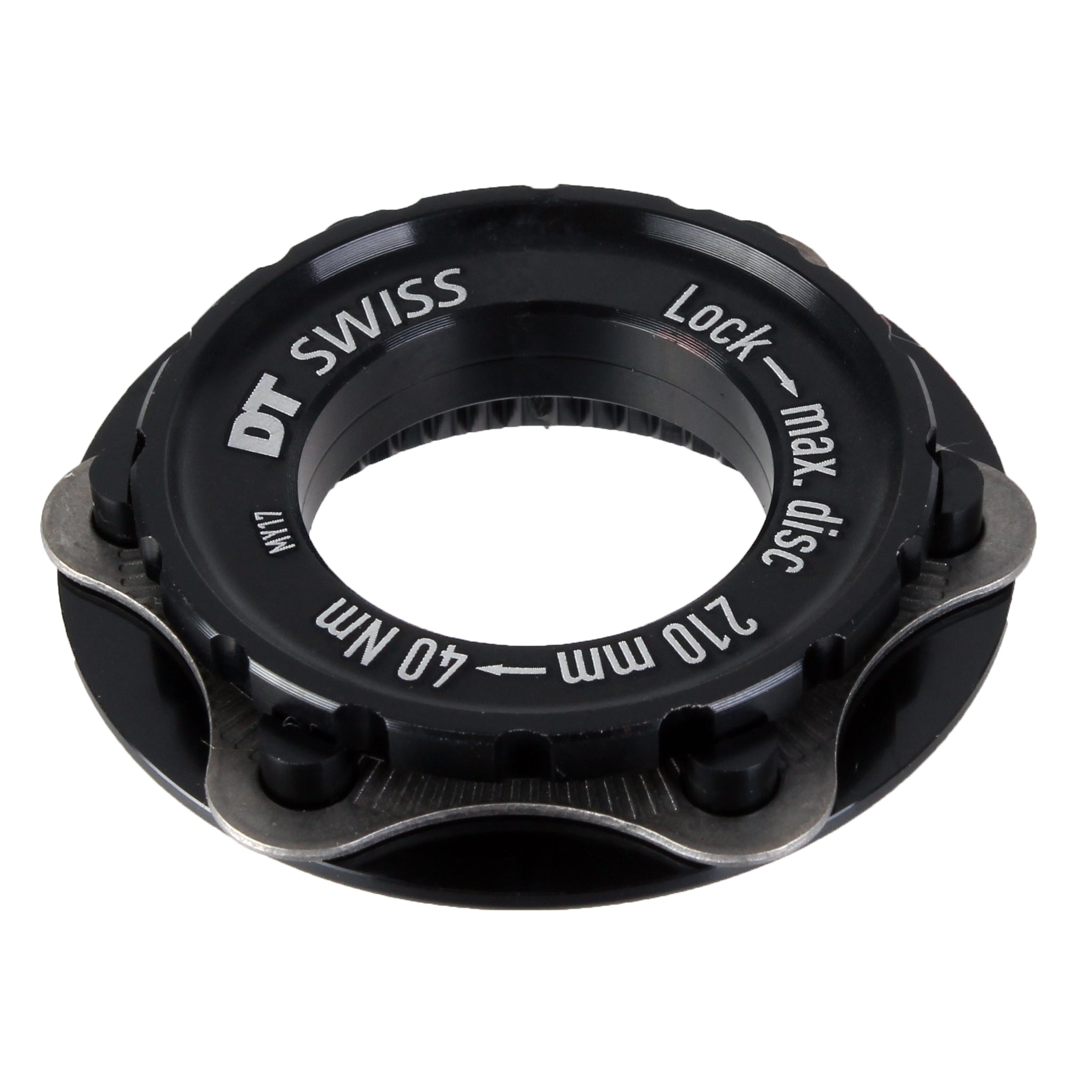 DT Swiss CL to 6-Bolt Adapter, Most Hubs, Black, Each-0