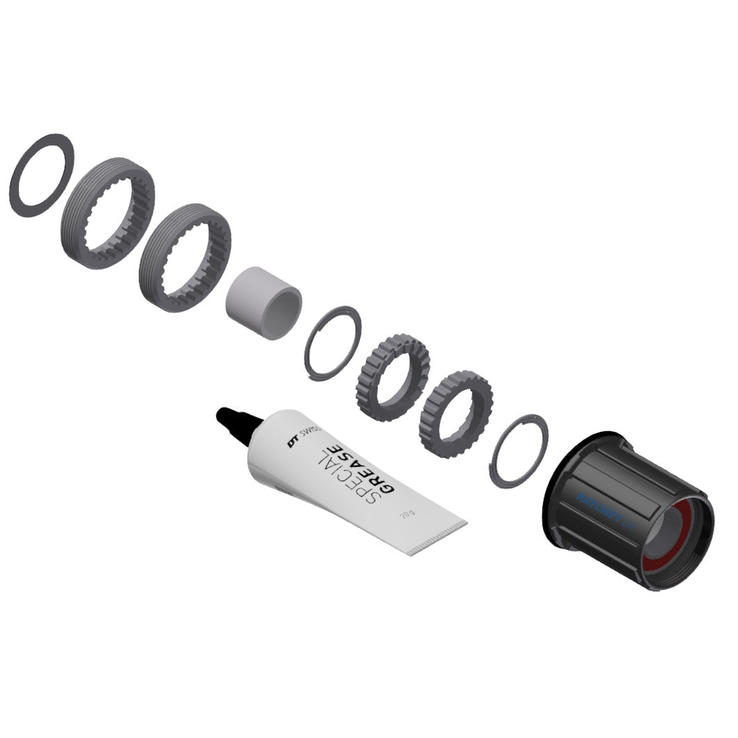 DT Swiss 370 Hybrid Ratchet LN 18t Upgrade Kit, HG 8-11 FH NLS-0