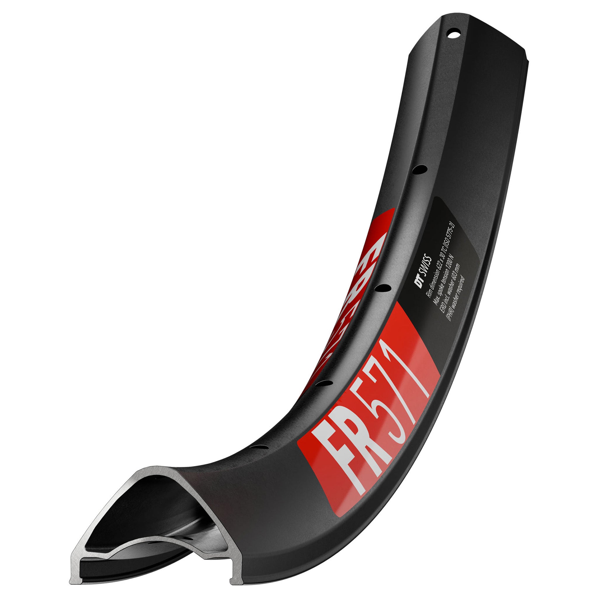 DT Swiss FR 571 Tubeless Ready 29" Disc Rim, 32h, Black-0