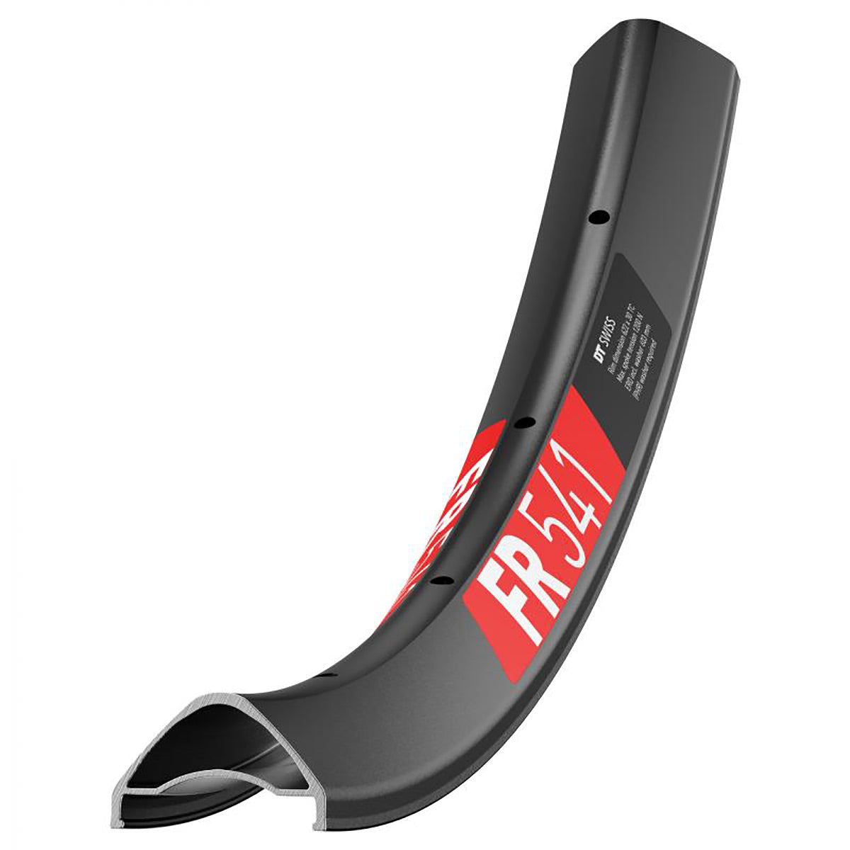DT Swiss FR 541 Tubeless Ready 27.5" Disc Rim, 28h, Black-0