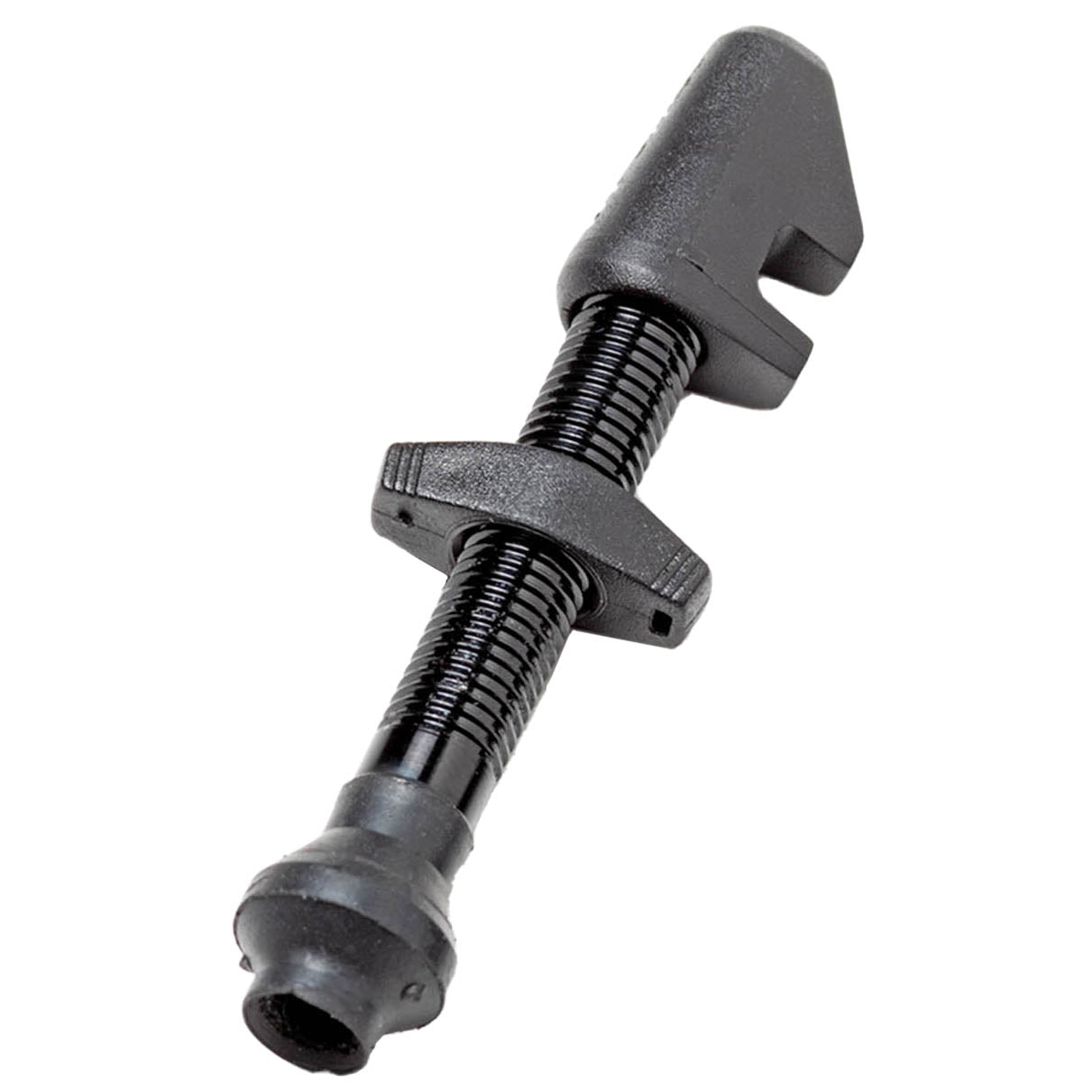 DT Swiss Alloy Tubeless Valve w/Aero Nut, 32mm, Black, Each-0