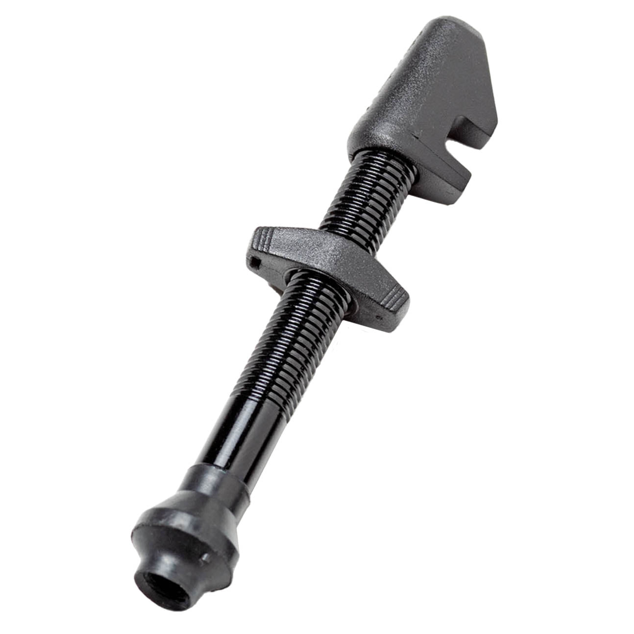 DT Swiss Alloy Tubeless Valve, 42mm, Black, Each-0