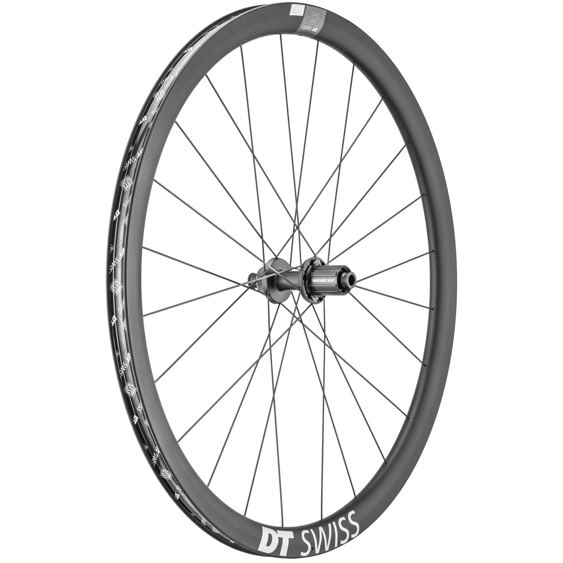 DT Swiss ERC 1400 35 DiCut Disc Rear Wheel, 700c, 12x142-0