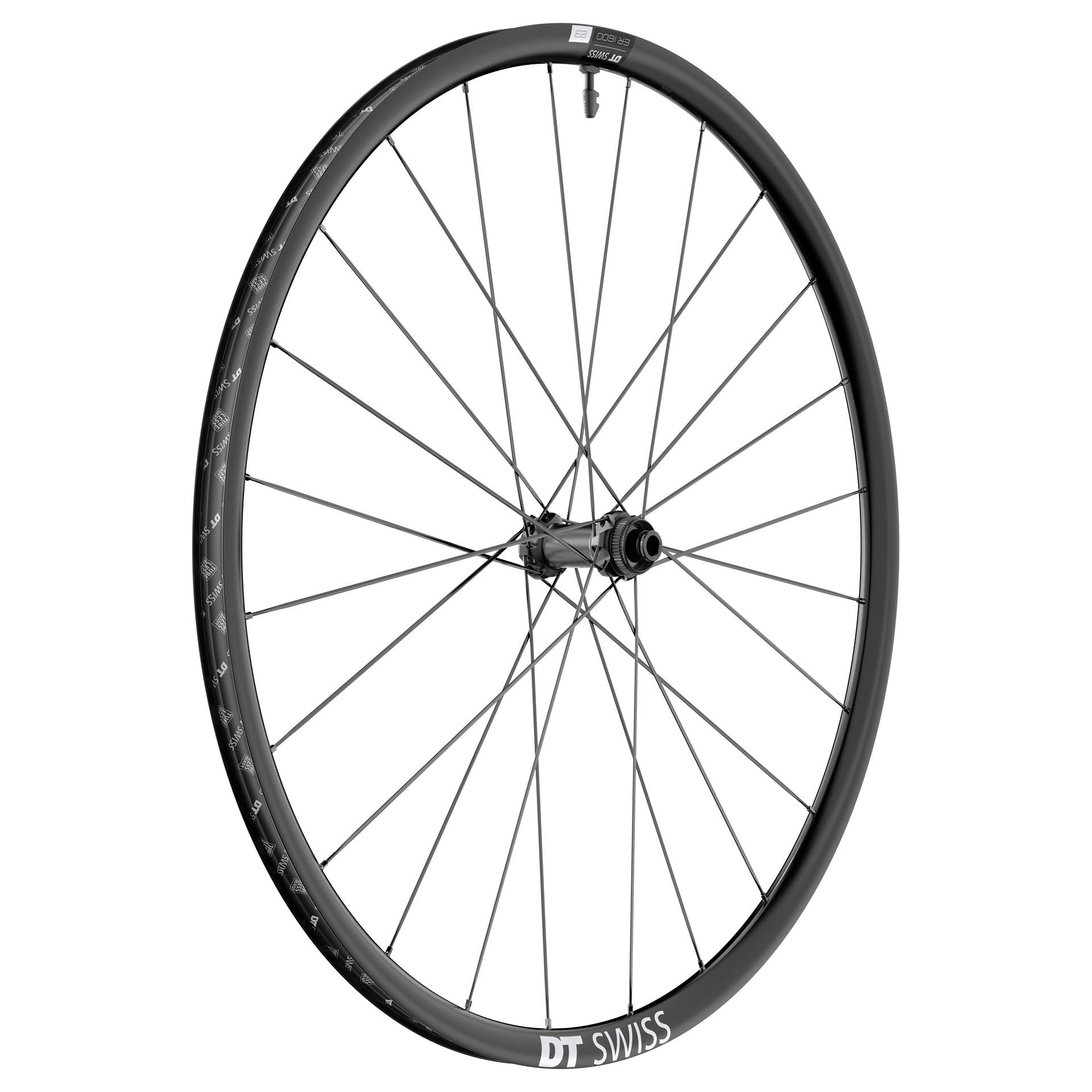 DT Swiss ER 1600 Spline 23 Disc Front Wheel, 700c, 12x100-0