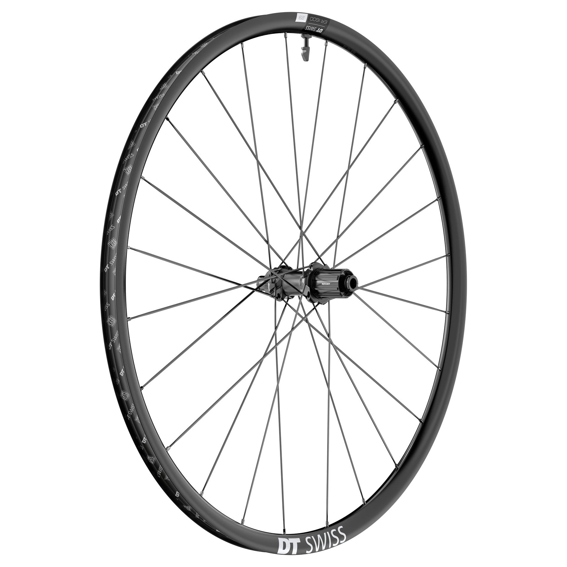 DT Swiss ER 1600 Spline 23 Disc Rear Wheel,700c,12x142,HG11 Rd-0