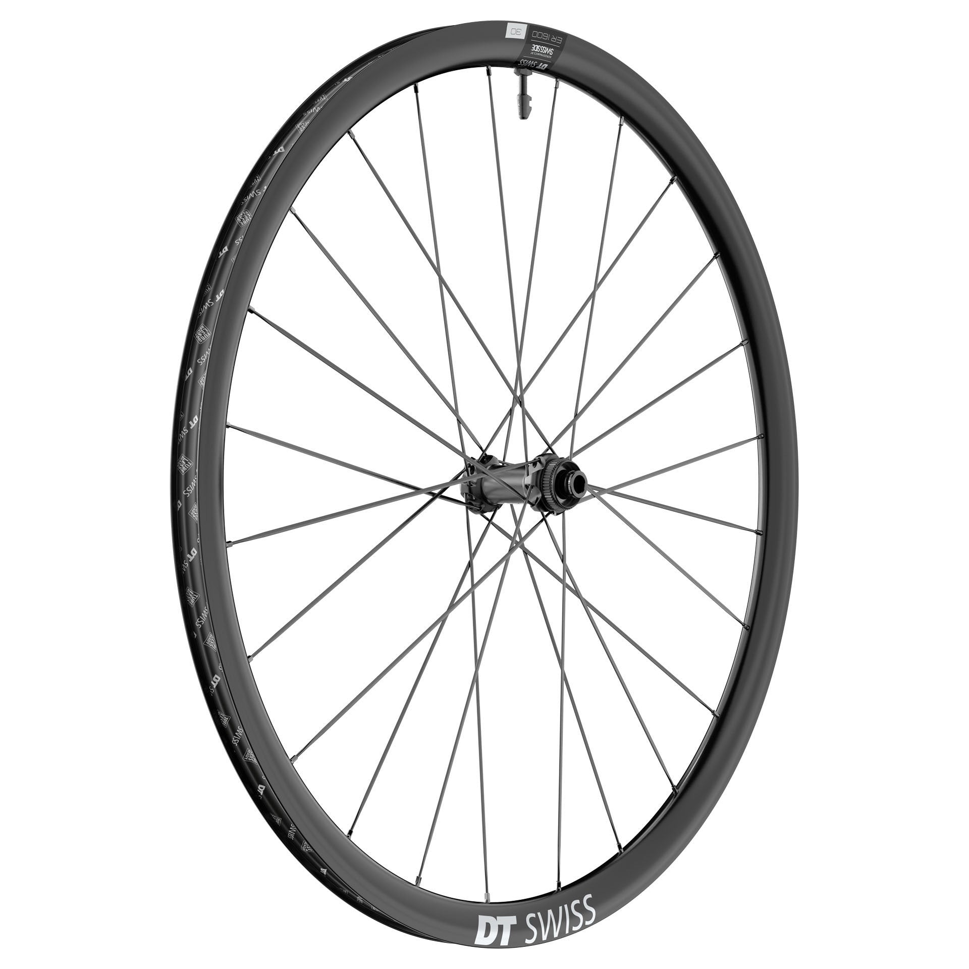 DT Swiss ER 1600 Spline 30 Disc Front Wheel, 700c, 12x100-0