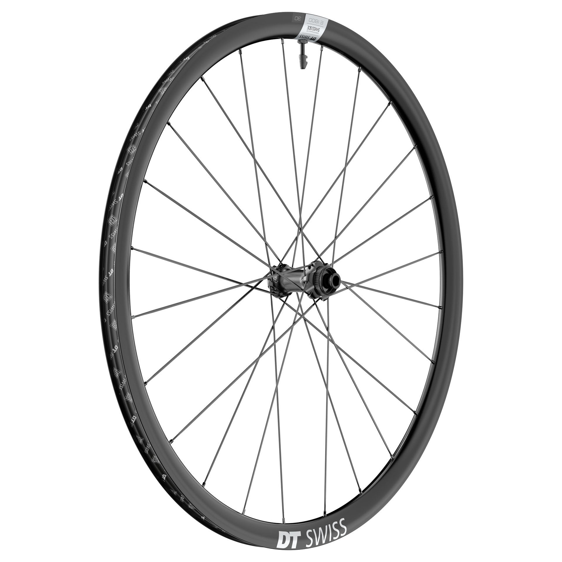 DT Swiss E 1800 Spline 30 Disc Front Wheel, 700c, 12x100-0
