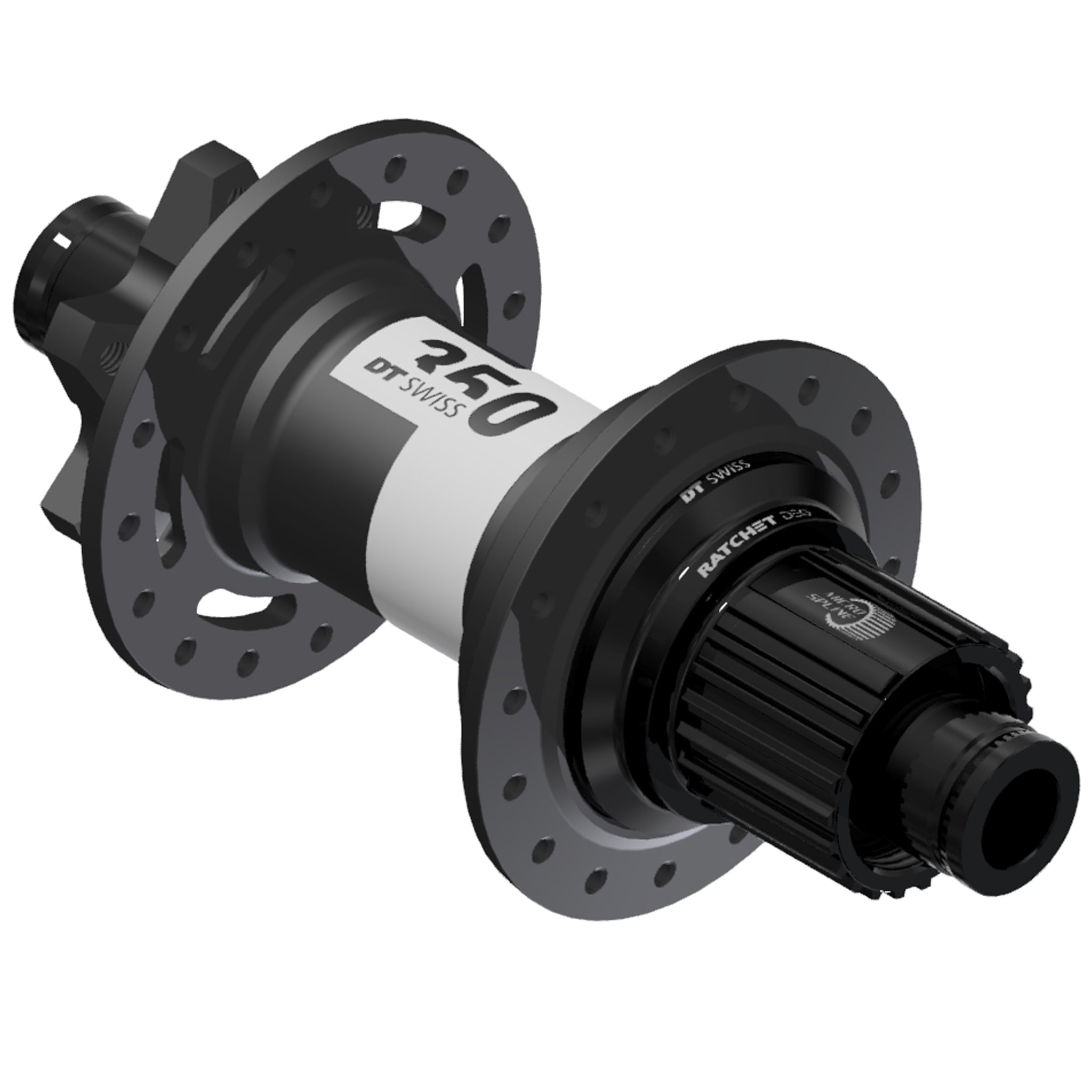 DT Swiss 350 DEG 6B-Disc Rear Hub, 28h, 12x148mm, MS-0