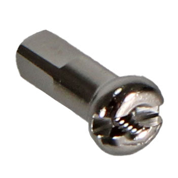 DT Swiss ProHead Brass Nipples, 14g/12mm, Silver, Box/100-0