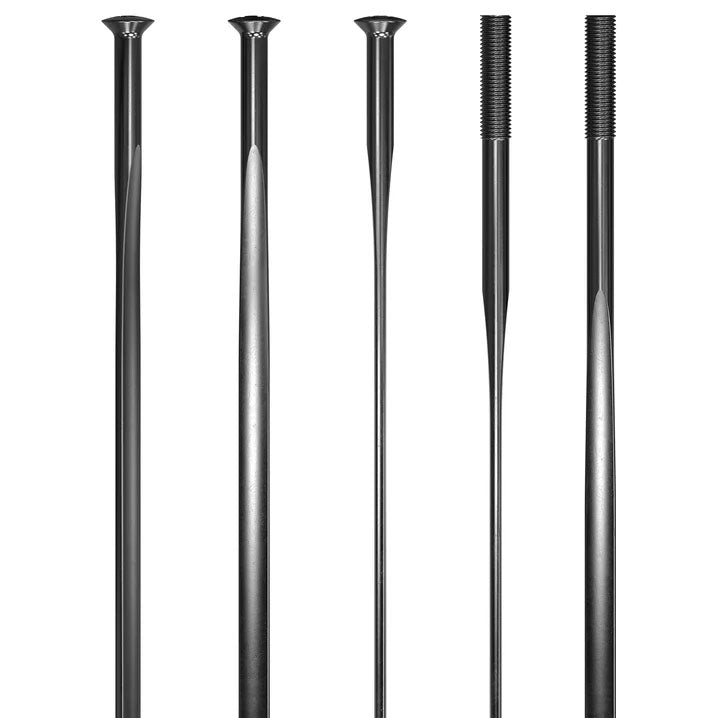 DT Swiss Aerolite Bladed Spoke, SP, Black, 302mm, 20/Count  NLS-0