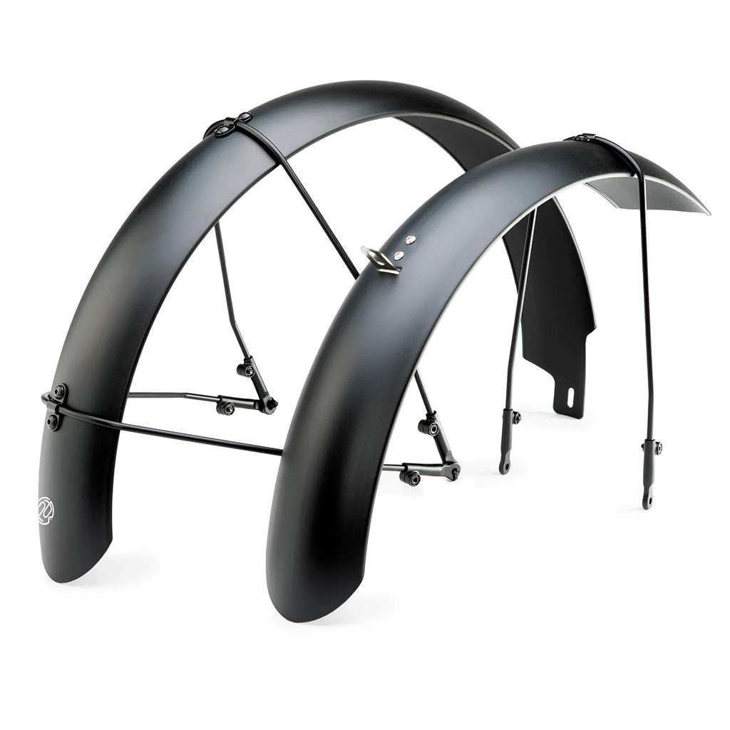 Portland Design Works Full E-Bike Fenders, Black - E-Bike 78mm-0