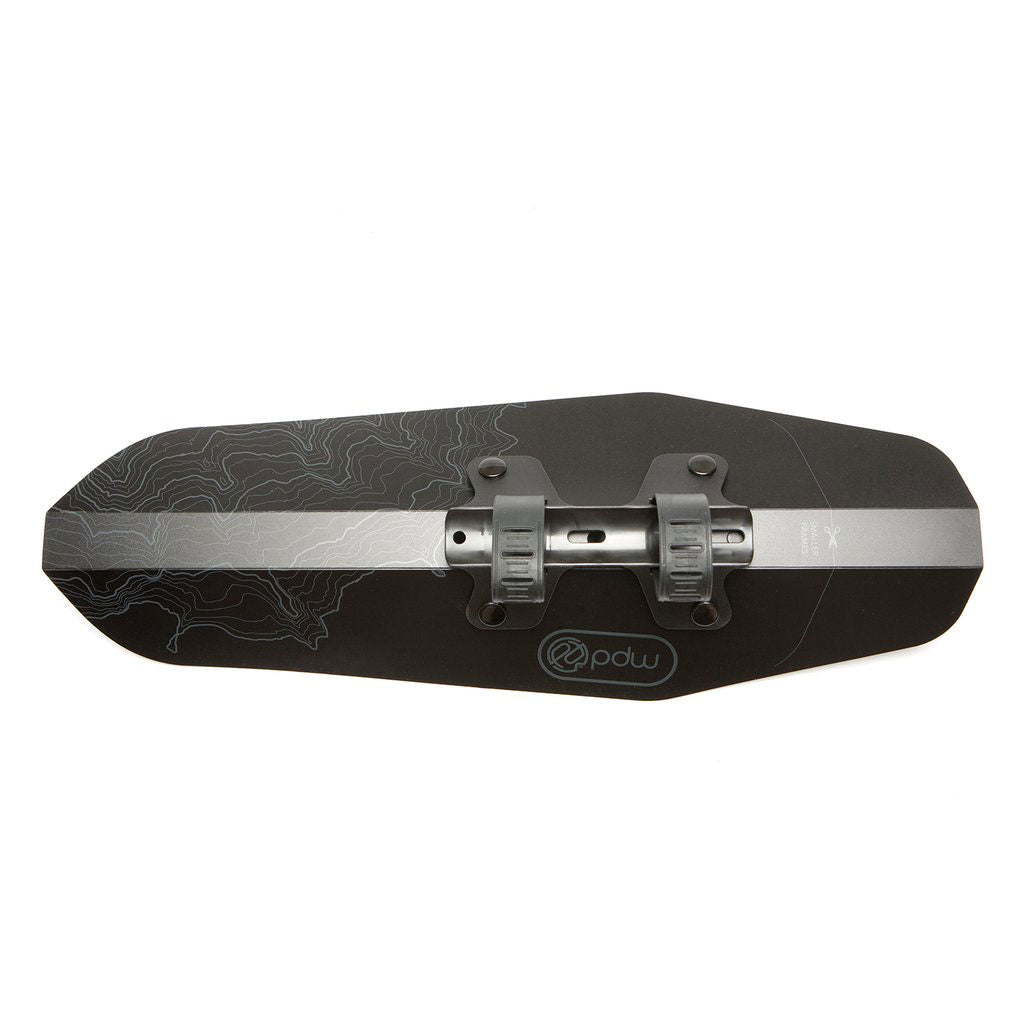 Portland Design Works Mud Shovel 6.5 Front Fender, Black - Downtube-0