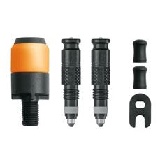 SKS Clik Tec Valves And Adapter, Presta Conversion, Pair-0