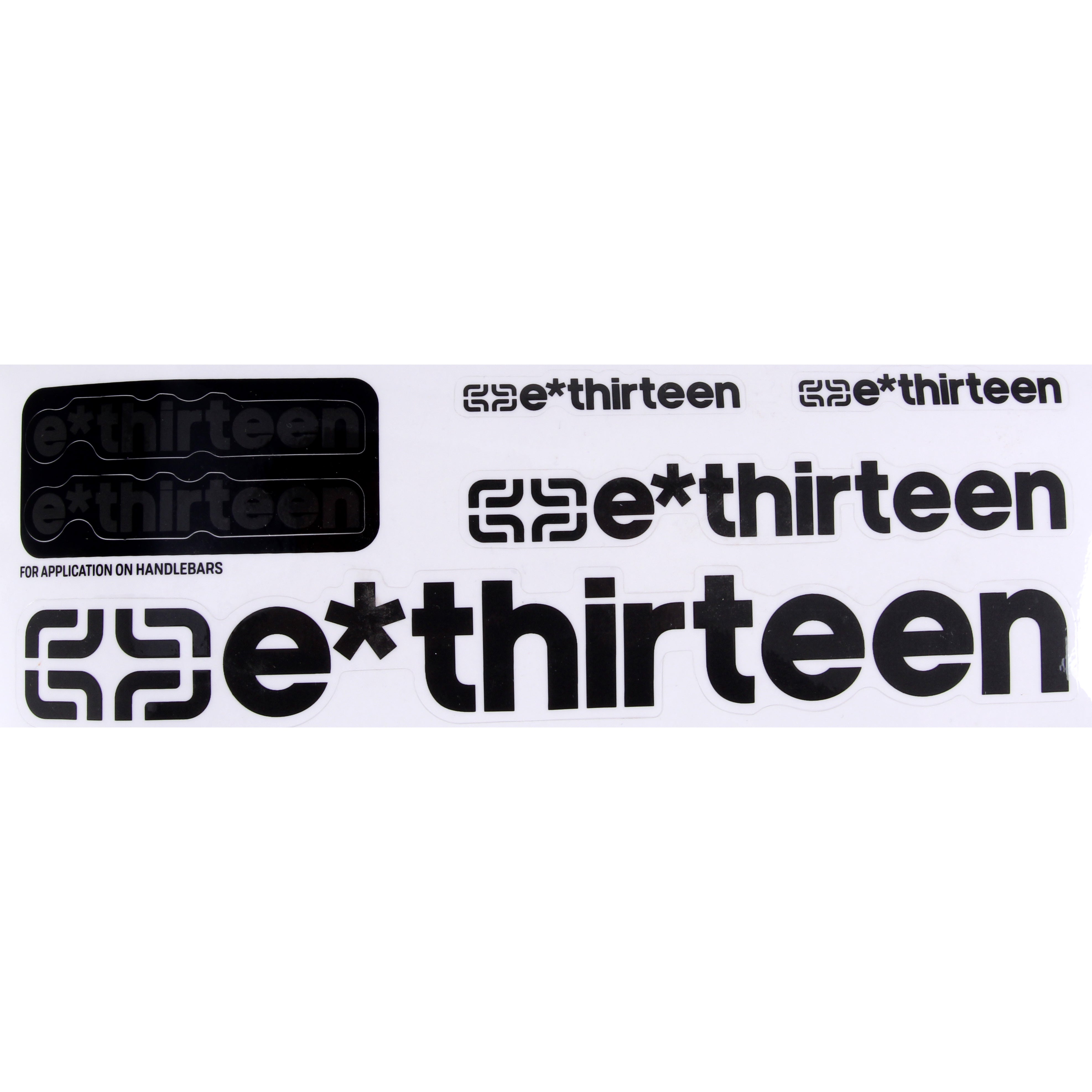 E*thirteen Race Handlebar Decal Set, Doom Gray  NLS-0