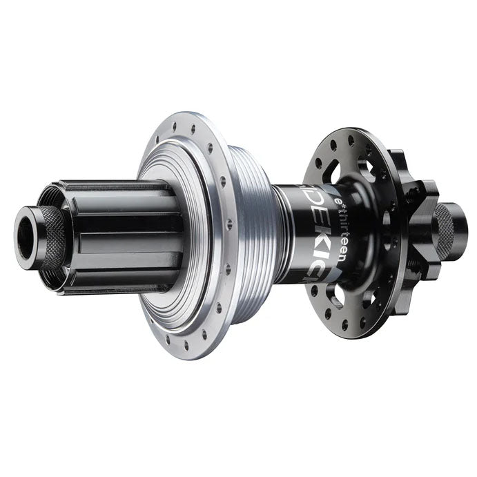 E*thirteen Sidekick Rear HG Hub, 28h, 12x148 Boost, Blk/Silv  -0