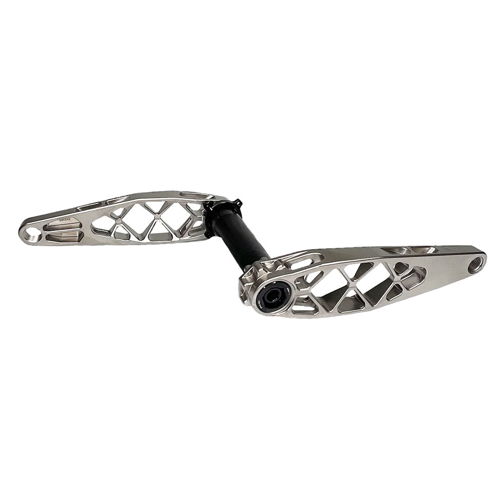 5Dev Titanium Cranks, 167.5mm, DUB Spindle, Raw-0