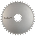 5Dev Aluminum Aero Road Chainring, 8-Bolt Sram, 42T, Raw-0