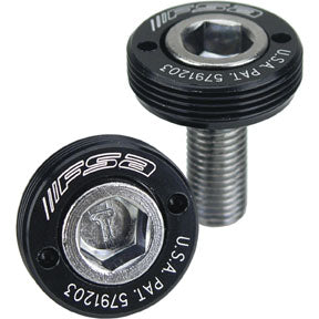 FSA Self-Extracting Crank Bolts, JIS-M8, Pair-0
