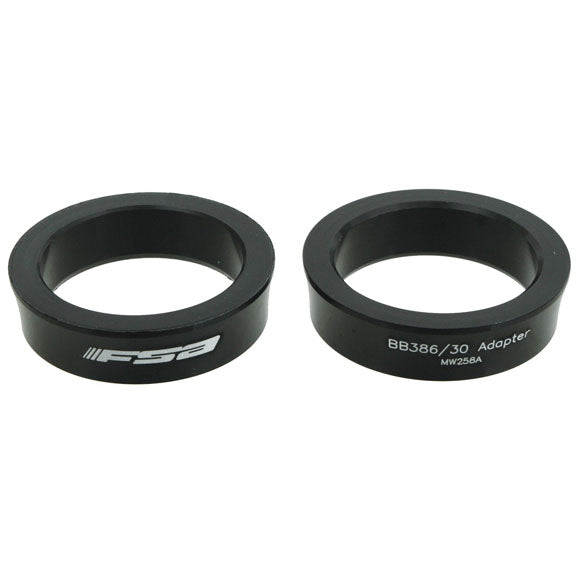 FSA BB30/PF30 BB Spacers, MW258, BB386EVO Cranks - Pair-0