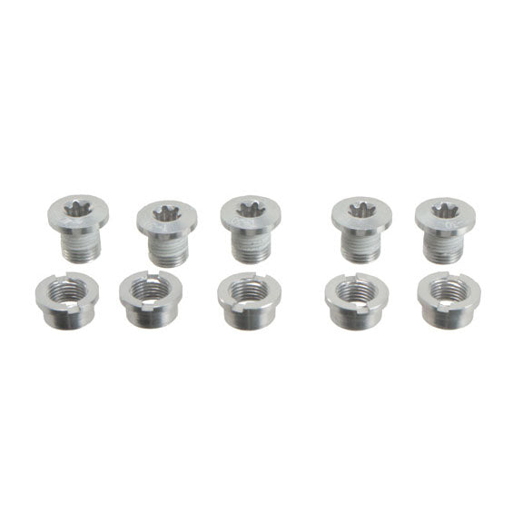 FSA Torx Single Ring Bolt Set, Silver Aluminum-0