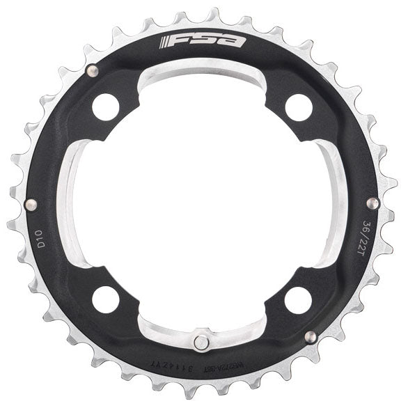 FSA Mtn 10sp Chainring, 104BCDx36T, Shim/SRAM (D-10)-0