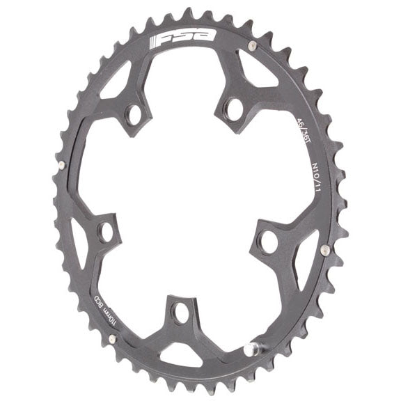 FSA Pro Road Chainring, 110BCDx46T Blk N-10/11-0