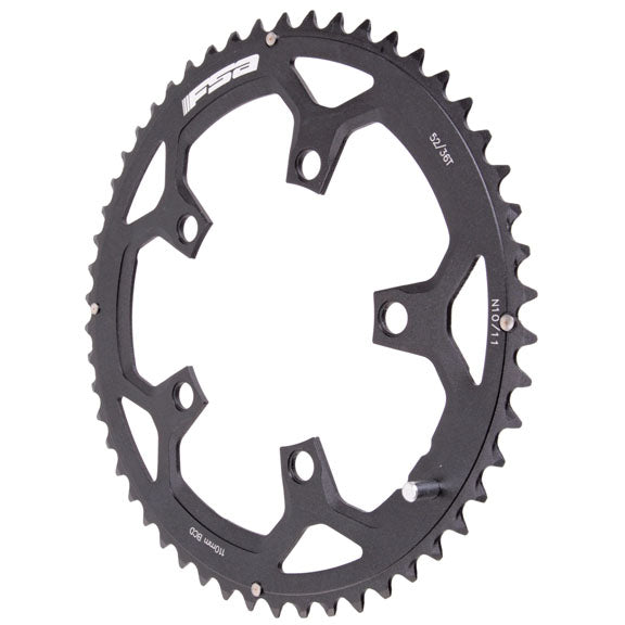 FSA Pro Road Chainring, 110BCDx52T Black N-10/11-0