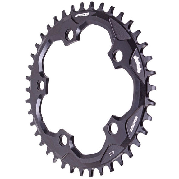 FSA Megatooth Chainring, 5x110mm, 40T, 1x10/11sp, Black-0