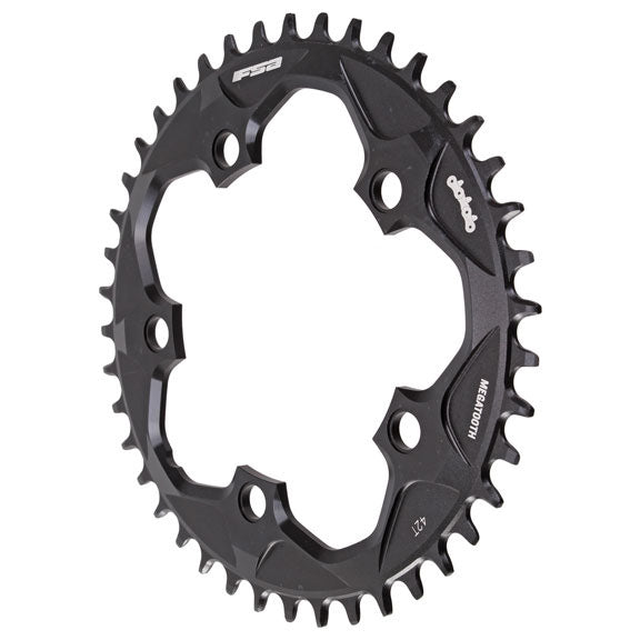 FSA Megatooth Chainring, 5x110mm, 42T,1x10/11sp, Black-0