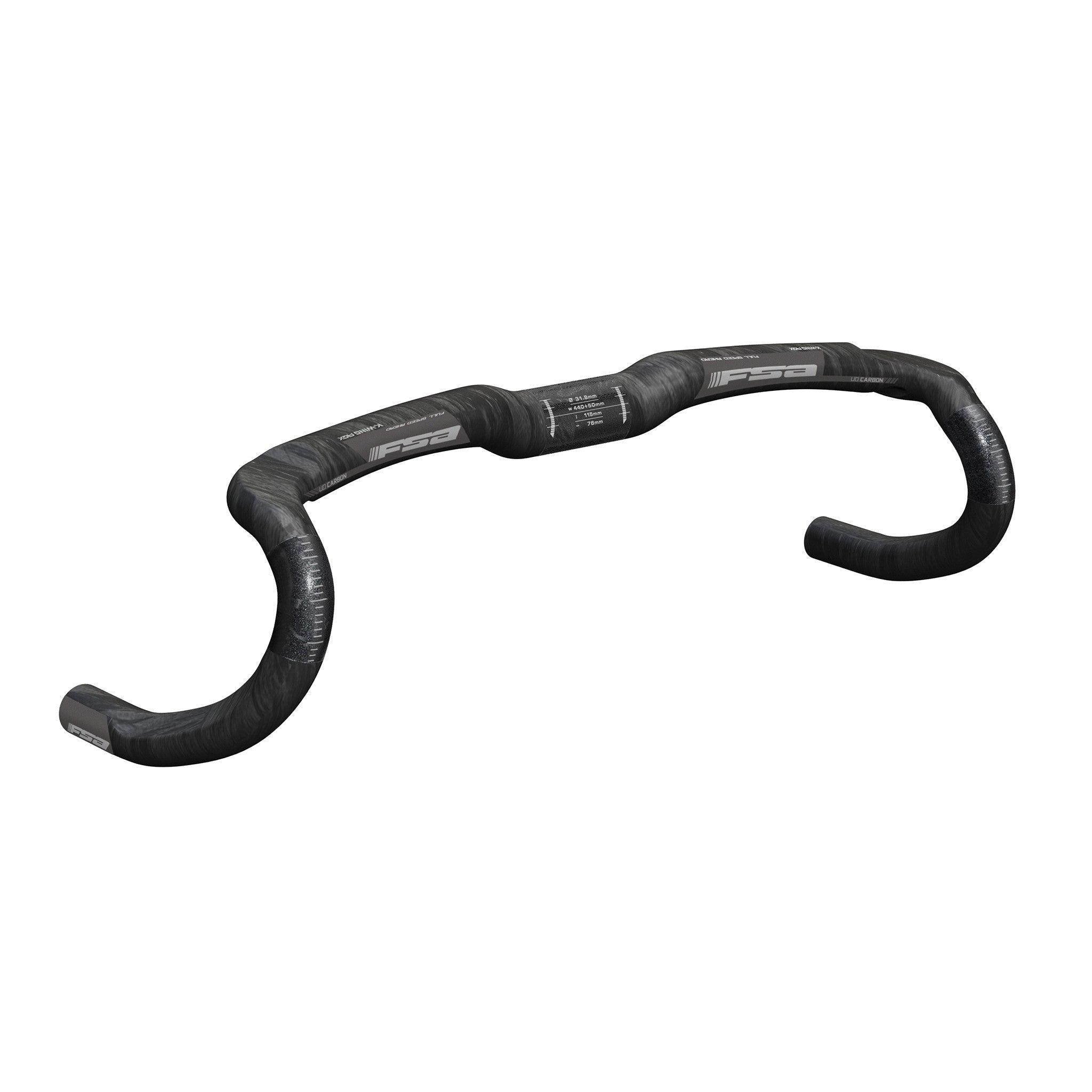 FSA K-Wing AGX Carbon Bar, (31.8) 40cm-0