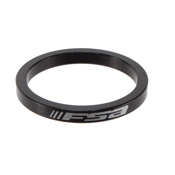 FSA Aluminum Headset Spacer, 1.5" x 5mm, Blk - Each-0
