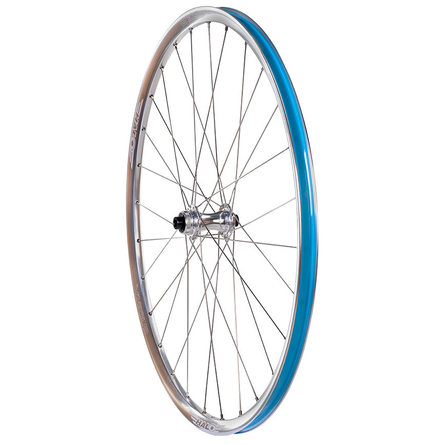 Halo Vapour GCX Disc Front 29/700c Wheel, 28h, Silver-0