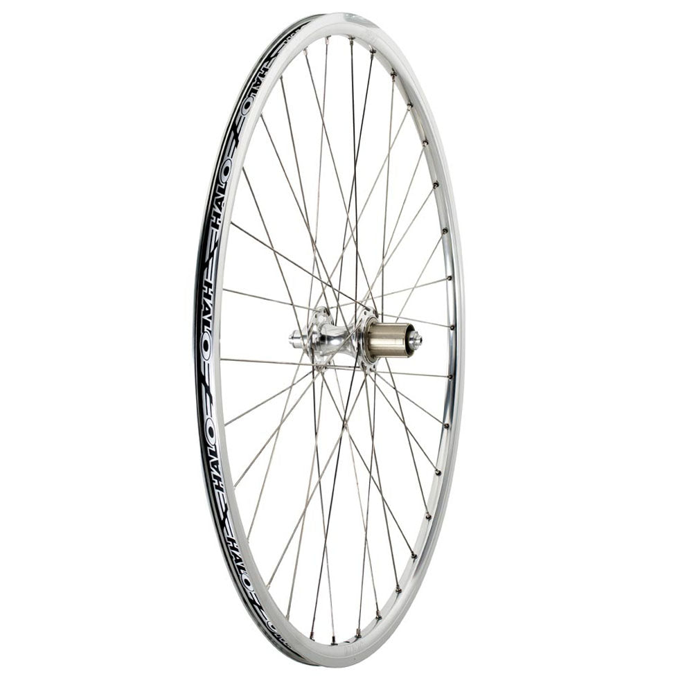 Halo Retro Rear Wheel, 32h, Polished Silver-0