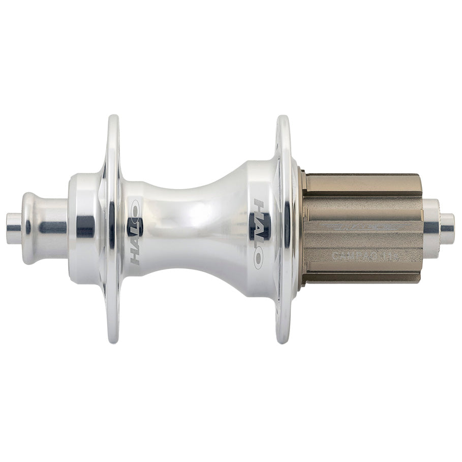 Halo Retro 6-Drive Road Rear Hub, 32h, Polished Silver-0