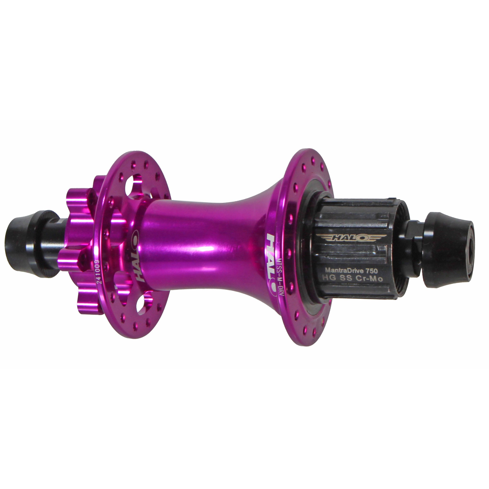 Halo Mantradrive MT-SS Rear Hub, (10mm Bolt) 32h, Purple-0