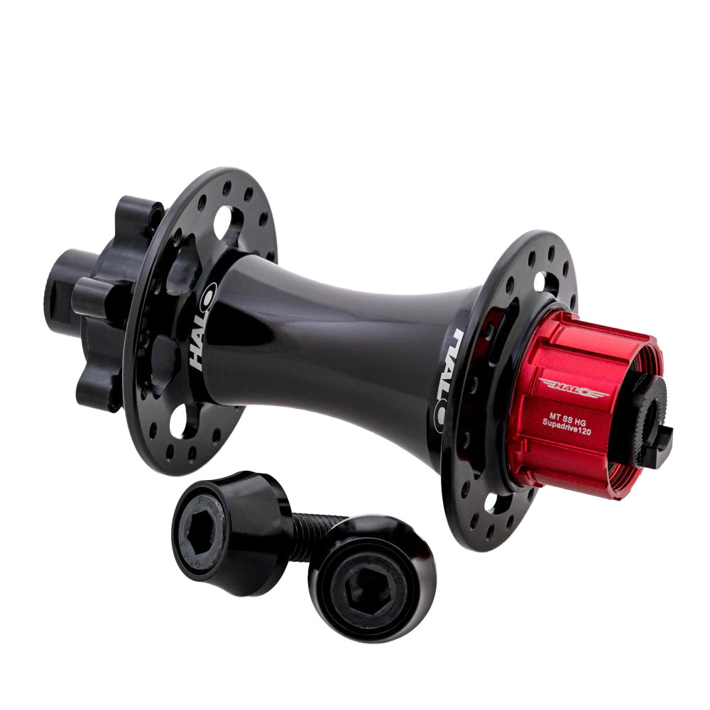 Halo SupaDrive MT-SS Rear Hub, (10/14mm) 32h, Black-0