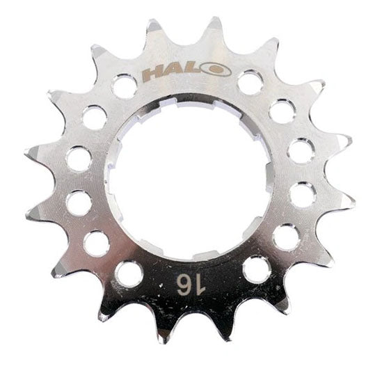Halo Fat Foot Cog, 1/8", 16t, Chrome-0