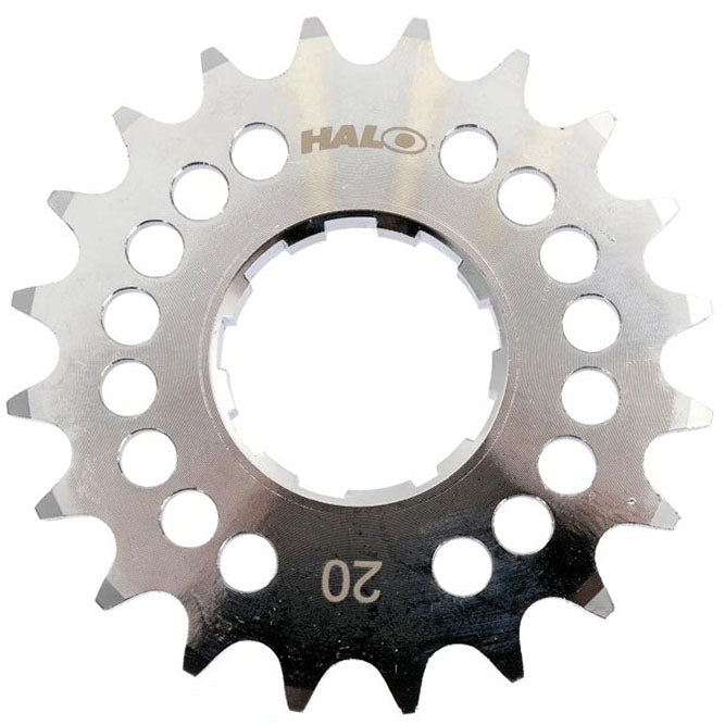 Halo Fat Foot Cog, 1/8", 20t, Chrome-0