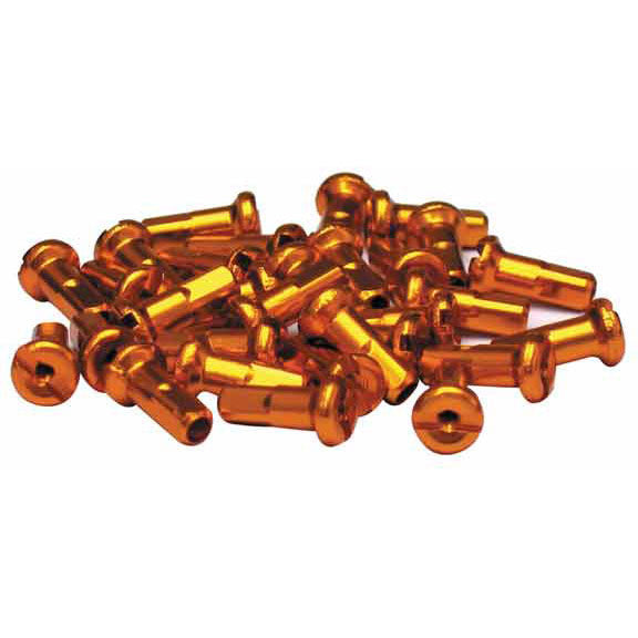 Halo 14g Alloy Nipple, 12mm, Gold, 50/Count-0