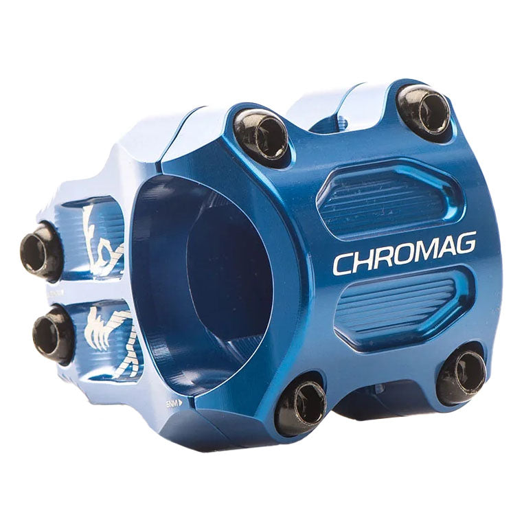 Chromag RIZA Stem, (31.8) 0d x 45mm - Blue-0