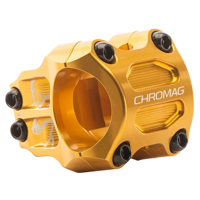Chromag RIZA Stem, (31.8) 0d x 32mm - Gold-0