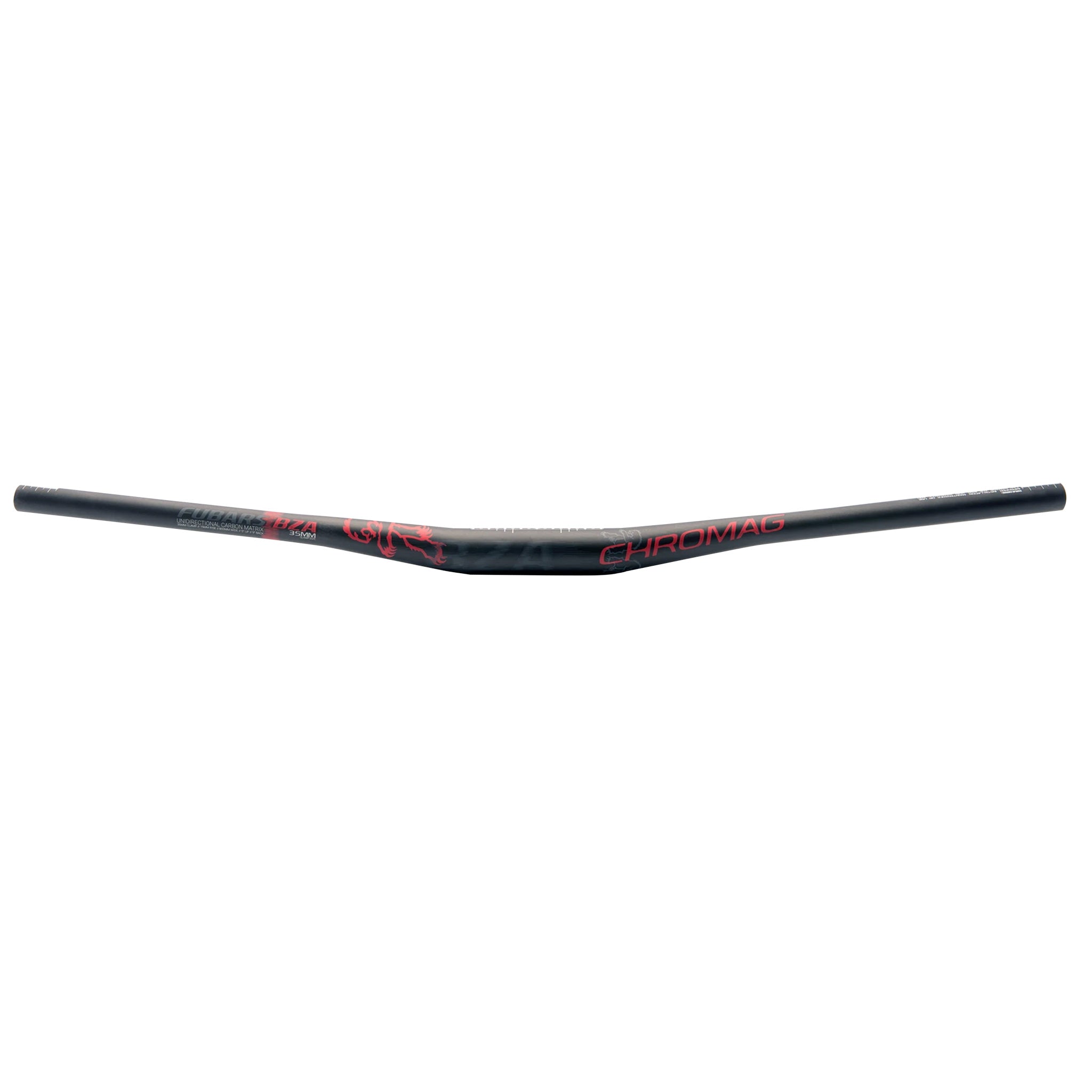 Chromag Fubars Cutlass Riser Bar, (31.8) 35mm/800mm - Blk/Red-0